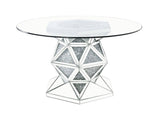 Noralie Dining Table Hexagonal Base - Ornate Home