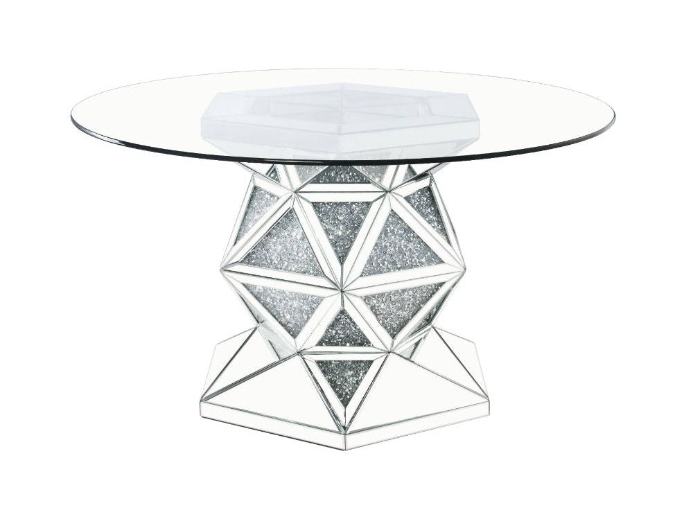 Noralie Dining Table Hexagonal Base - Ornate Home