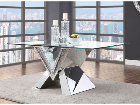 Noralie Dining Table V Shape Base - Ornate Home