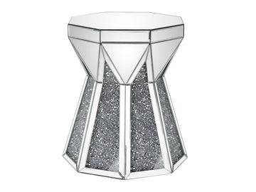 Noralie End Table Octagonal Drum Shape - Ornate Home