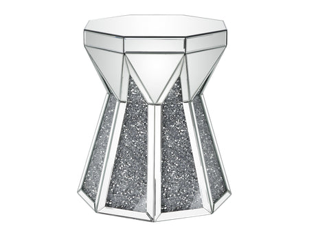 Noralie End Table Octagonal Drum Shape - Ornate Home