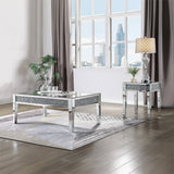 Noralie End Table Square (Top Band Plain) - Ornate Home