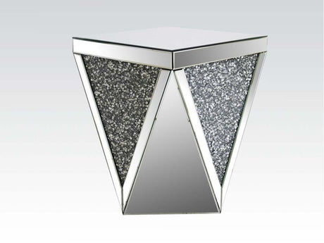 Noralie End Table Square/Triangular Shape - Ornate Home