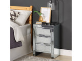 Noralie Faux Diamonds 3 Drawers Accent Table - Ornate Home
