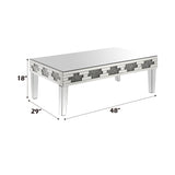 Noralie Faux Diamonds Coffee Table - Ornate Home