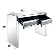 Noralie Faux Diamonds Console Table - Ornate Home