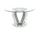 Noralie Faux Diamonds Dining Table - Ornate Home