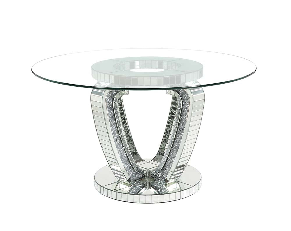 Noralie Faux Diamonds Dining Table - Ornate Home