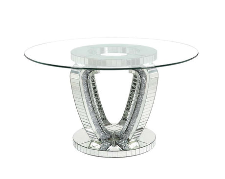 Noralie Faux Diamonds Dining Table - Ornate Home