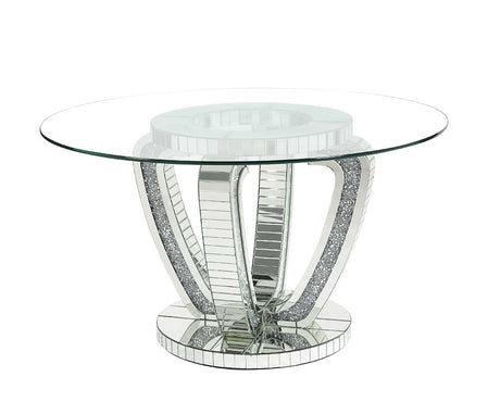 Noralie Faux Diamonds Dining Table - Ornate Home