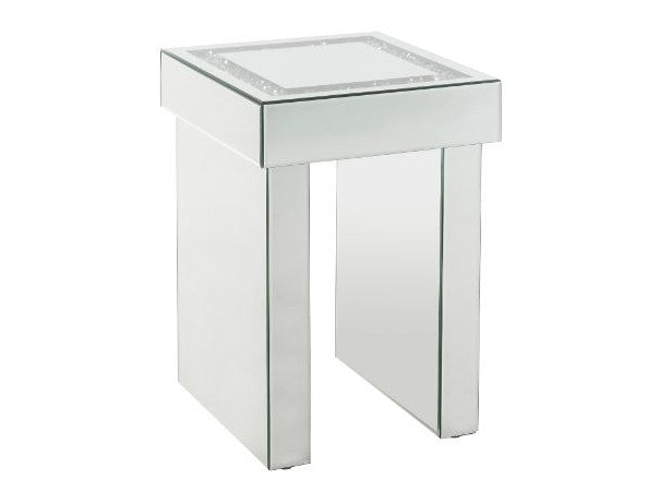 Noralie Faux Diamonds End Table - Ornate Home