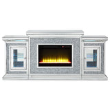 Noralie Faux Diamonds Fireplace 39" H - Ornate Home