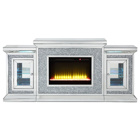 Noralie Faux Diamonds Fireplace 39" H - Ornate Home
