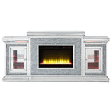Noralie Faux Diamonds Fireplace 39" H - Ornate Home