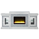 Noralie Faux Diamonds Fireplace 39" H - Ornate Home