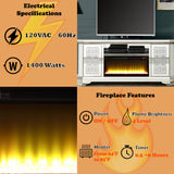 Noralie Faux Diamonds TV Stand - Ornate Home