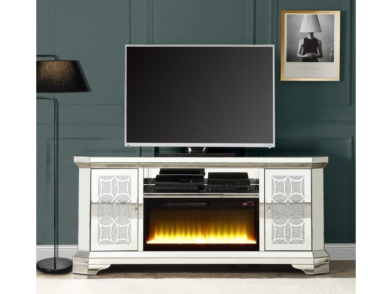 Noralie Faux Diamonds TV Stand - Ornate Home