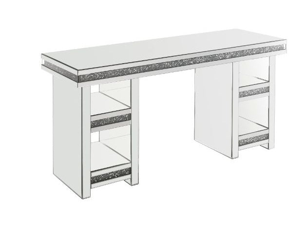 Noralie Faux Diamonds Writing Desk - Ornate Home