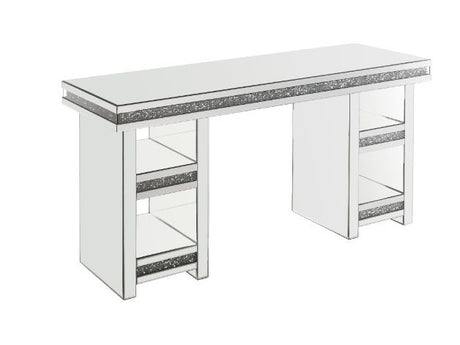 Noralie Faux Diamonds Writing Desk - Ornate Home