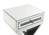 Noralie Faux Diamonds X-Base Accent Table - Ornate Home