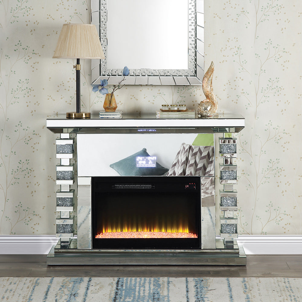 Noralie Fireplace w/Bluetooth - Ornate Home