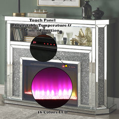 Noralie Fireplace w/Led - Ornate Home