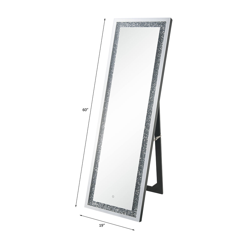 Noralie Floor Mirror w/ LED Light - Ornate Home