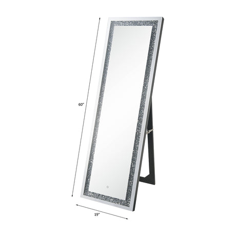 Noralie Floor Mirror w/ LED Light - Ornate Home