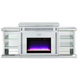 Noralie Glam Style LED Fireplace w/ Bluetooth - Ornate Home