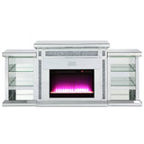 Noralie Glam Style LED Fireplace w/ Bluetooth - Ornate Home