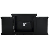 Noralie Glam Style LED Fireplace w/ Bluetooth - Ornate Home