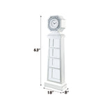 Noralie Grandfather Clock w/ 4 Shelves - Ornate Home