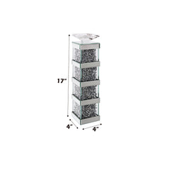 Noralie Mirrored/Faux Diamonds Candle Holder (Set of 2) - Ornate Home