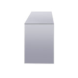 Noralie Mirrored & Faux Diamonds TV Stand w/ Storage - Ornate Home