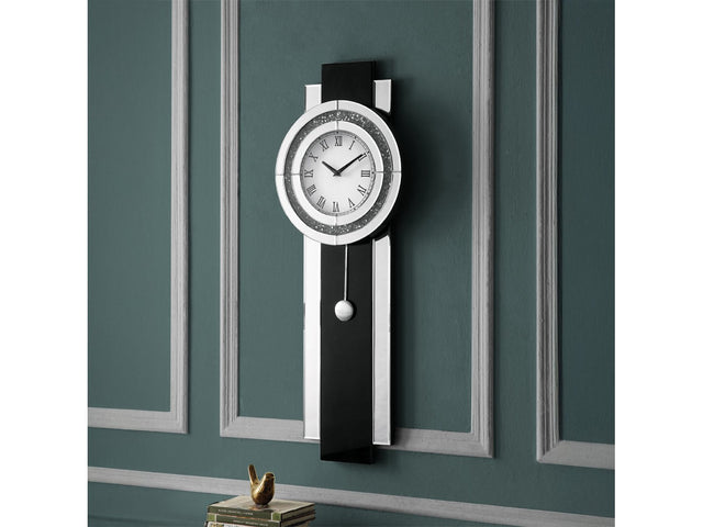 Noralie Pendulum Wall Clock - Ornate Home