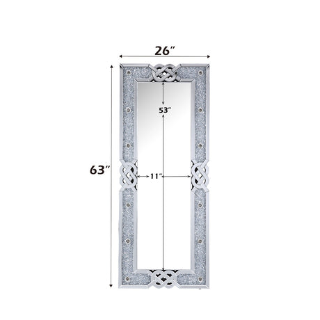 Noralie Rectangular Floor Mirror - Ornate Home