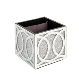 Noralie Ring Pattern Ottoman w/Storage - Ornate Home