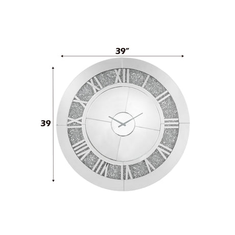 Noralie Round Wall Clock - Ornate Home