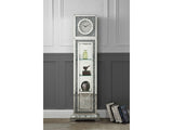 Noralie Simple Rectangle Faux Diamonds Grandfather Clock - Ornate Home