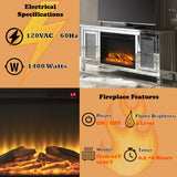 Noralie Tv Stand W/Fireplace (28"H) - Ornate Home