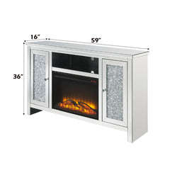 Noralie Tv Stand W/Fireplace (36" H) - Ornate Home