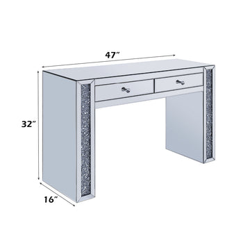 Noralie Vanity Desk w/ 2 Drawers - Ornate Home