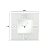 Noralie Wall Clock w/ LED - Ornate Home
