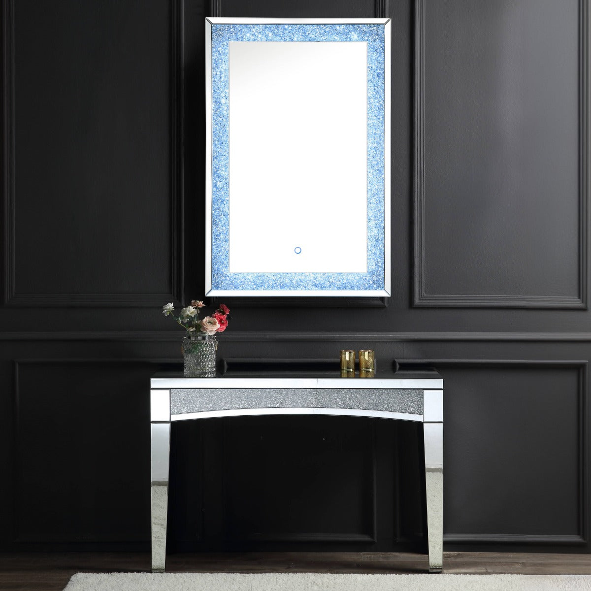 Noralie Wall Mirror/Decor w/ LED - Ornate Home