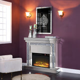 Noralie Wide Mantel Fireplace - Ornate Home