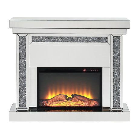 Noralie Wide Mantel Fireplace - Ornate Home
