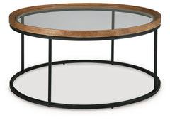 Noraluna Medium Brown Coffee Table - Ornate Home
