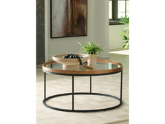Noraluna Medium Brown Coffee Table - Ornate Home