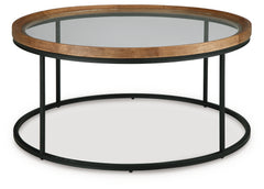 Noraluna Medium Brown Coffee Table - Ornate Home