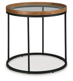 Noraluna Medium Brown End Table - Ornate Home